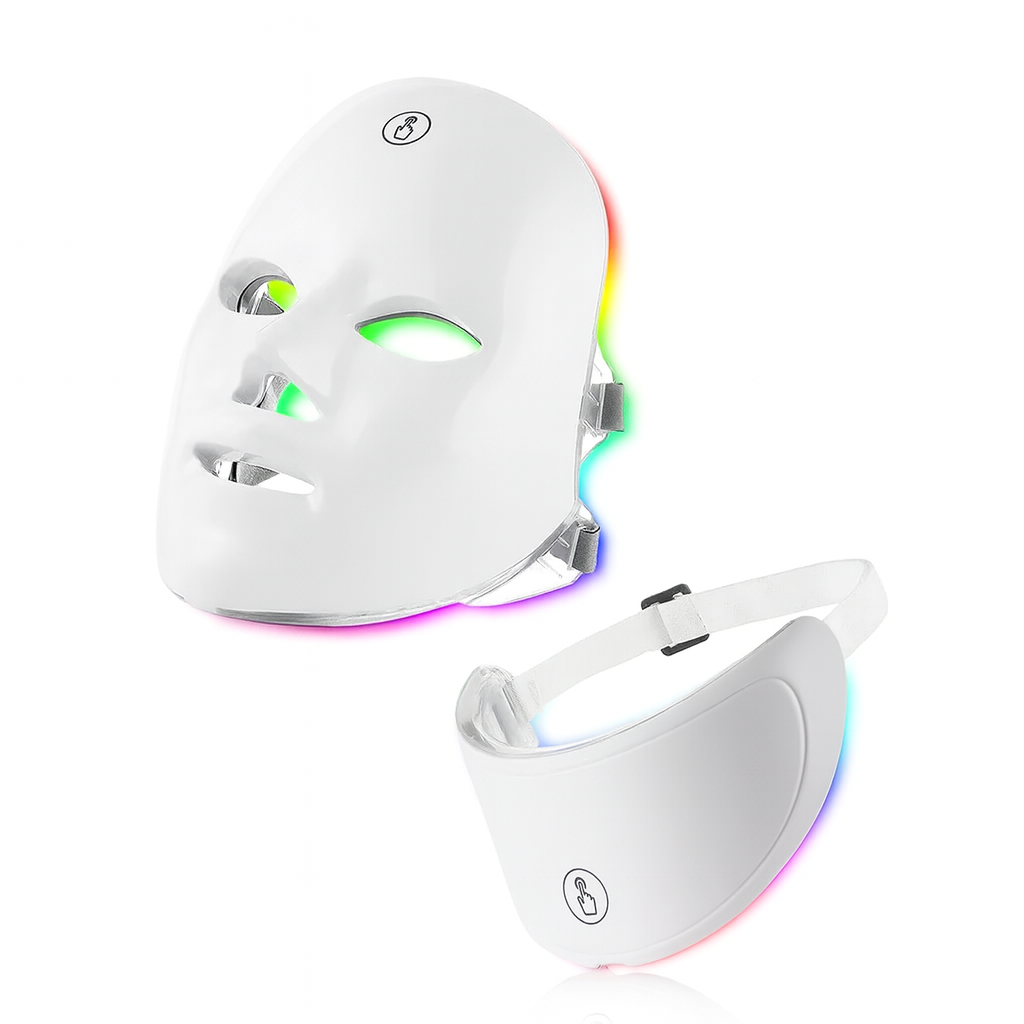 7-Color LED Facial &amp; Neck Beauty Mask