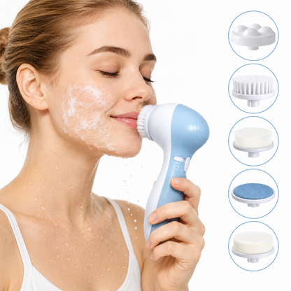 5-in-1 Electric Facial Cleansing Brush