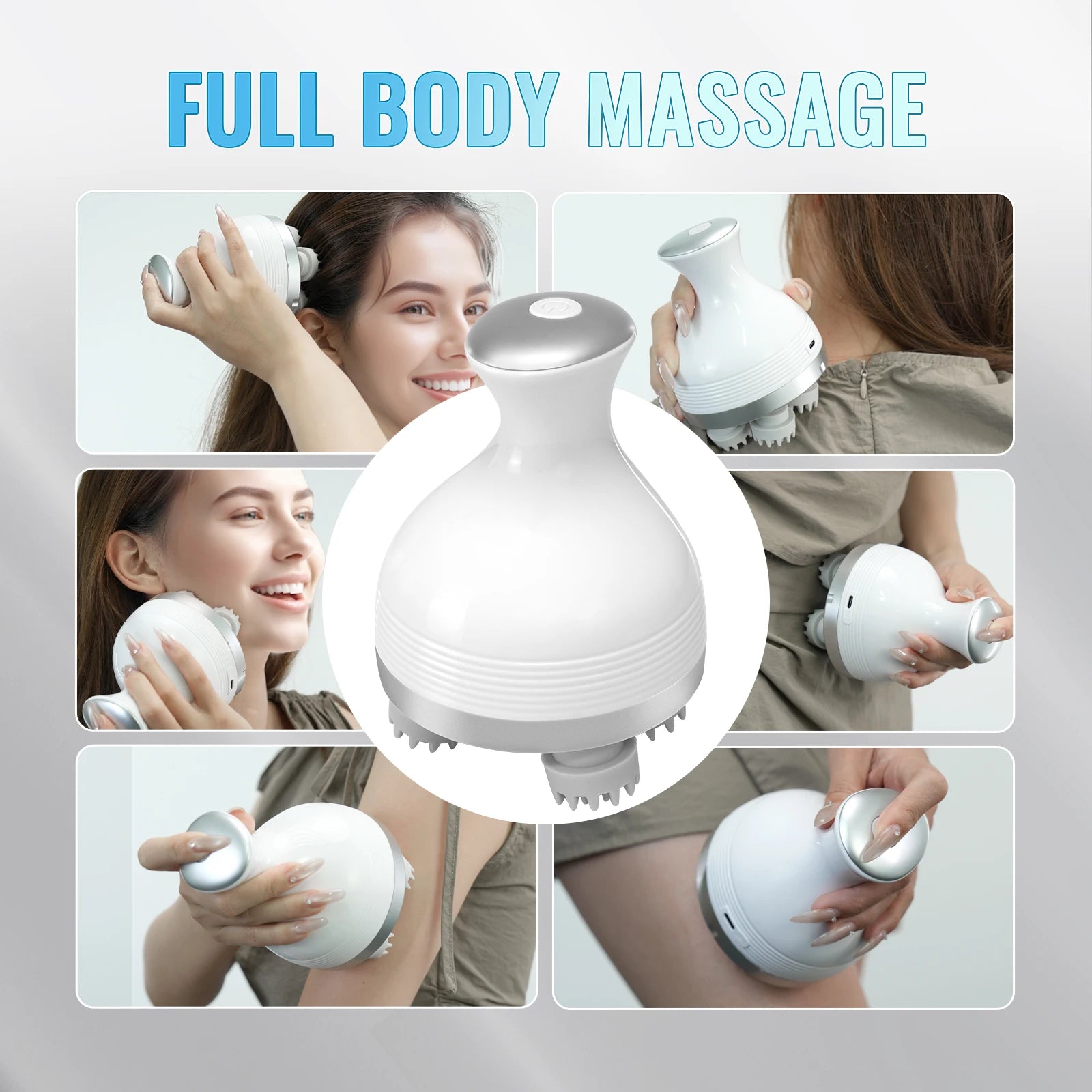 Wireless Waterproof Scalp Massager