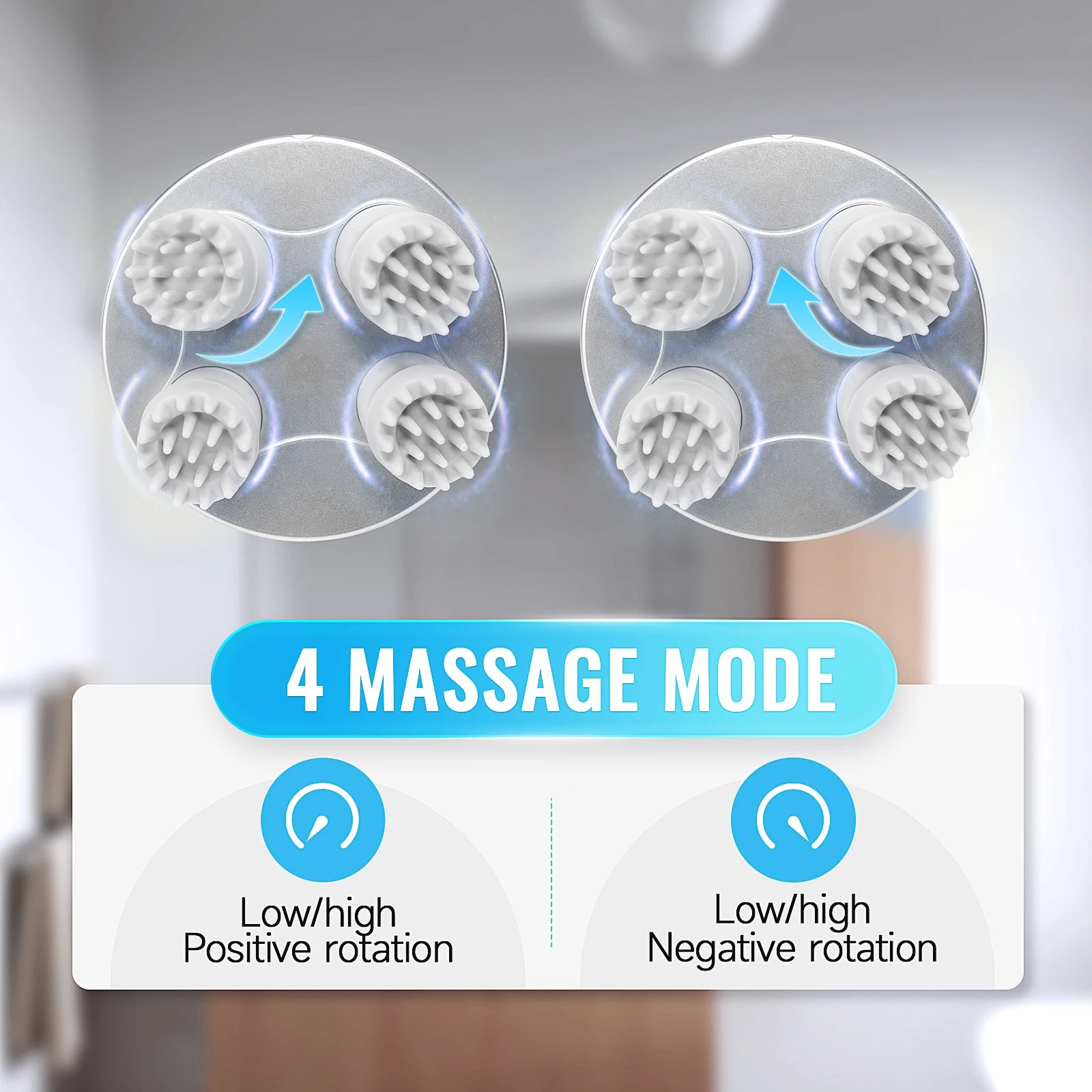 Wireless Waterproof Scalp Massager